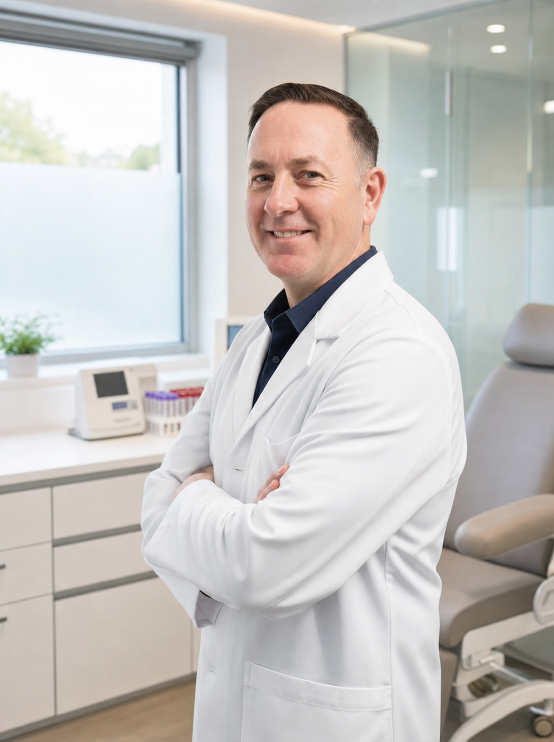 Clinic image for men's health blood testing article